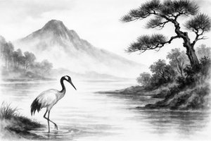 Scène paisible au lac Crane - Natalie Bruns