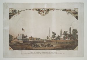Vue de la place publique, Atlanta, Ga.