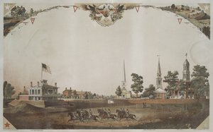 Vue de la place publique, Atlanta, Géorgie - Nathan B. Abbott