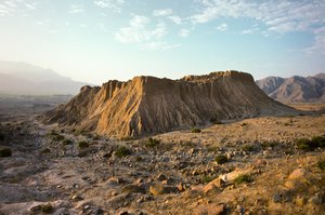 Pyramide Moche Pampa Grande dans la vallée de Lambayeque au nord du Pérou