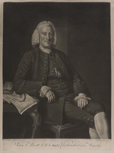 Portrait de John Ellicott F.R.S. (gravure)