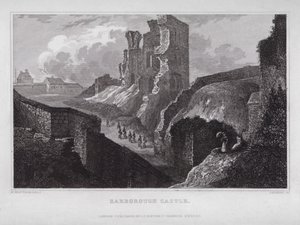 Château de Scarborough - Nathaniel (after) Whittock