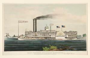 Bateau à vapeur à haute pression - Nathaniel Currier