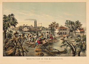 «Crue» du Mississippi - Nathaniel Currier