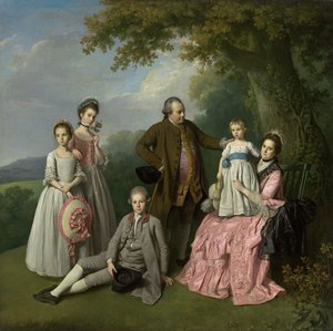 La famille Pybus - Nathaniel Dance-Holland