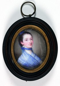 Lady Henrietta Cavendish Bentinck, plus tard comtesse de Stamford - Nathaniel Hone