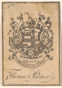 Ex-libris de Thomas Palmer - Nathaniel Hurd
