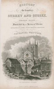 Église Saint-Sauveur, Southwark, Surrey - Nathaniel Whittock