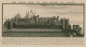 Vue ouest de la Tour de Londres - Nathaniel and Samuel Buck