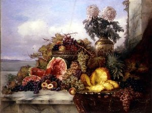 Nature morte avec fruits succulents - Nelius Gronland