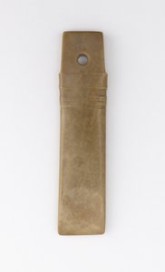 Ciseau droit (gui) culture Qijia - Neolithic Period Chinese School