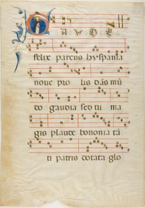 Saint Dominique dans une initiale historiée "G" d