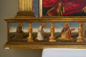 Détail du Couronnement de la Vierge