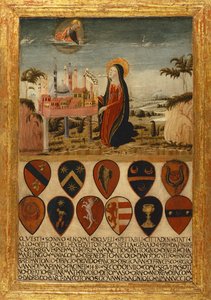 La Vierge Marie confiant la ville de Sienne à Jésus