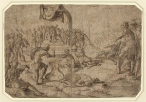 Scène de sacrifice (Gaius Mucius Scaevola ?)