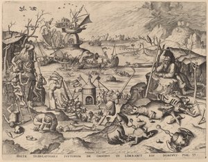 La Tentation de Saint Antoine - Netherlandish 16th Century after Hieronymus Bosch, Hieronymus Cock