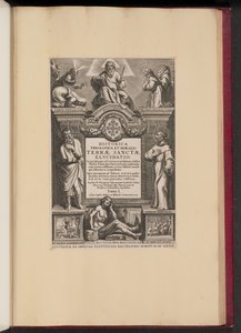 Page de titre pour Franciscus Aguilonius, Historica Theologica et Moralis Terrae Sanctae Elucidatio