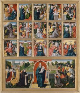 Les Quinze Mystères et la Vierge du Rosaire