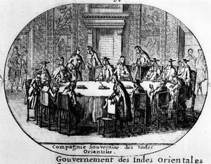 Gouverneurs de la Compagnie des Indes orientales néerlandaises, début du XVIIIe siècle - Netherlandish School
