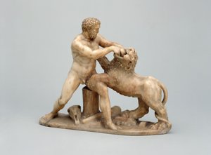 Hercule luttant contre le Lion de Némée