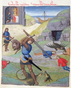 Ms 324 f.35 v. Cadmus, des Métamorphoses 10 d