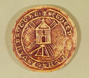 Sceau de la Guilde des Meuniers de Bruges, 1407