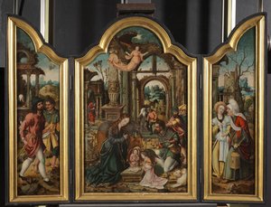Triptyque - Adoration des bergers, 1535