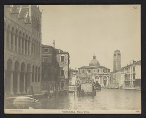 Façade du Fondaco dei Turchi à Venise - Neue Photographische Gesellschaft