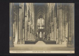 Intérieur de la cathédrale de Cologne - Neue Photographische Gesellschaft