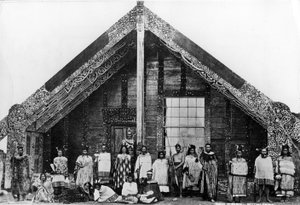 Maison de réunion Maori, vers 1863-80