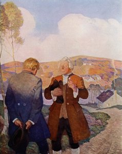 Illustration pour Kidnapped par Robert Louis Stevenson - Newell Convers (after) Wyeth