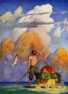 Illustration pour Robinson Crusoé