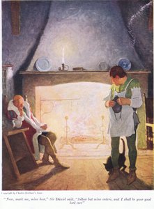 Maintenant écoute-moi, mon hôte, dit Sir Donald, suis mes ordres et je serai toujours ton bon seigneur, 1916