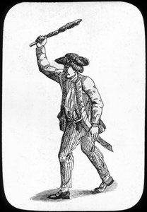 Marin britannique brandissant une massue, 1779 - Newton and Co