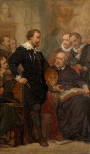 Pierre Paul Rubens dans son atelier
