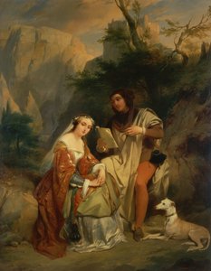 Pétrarque et Laure