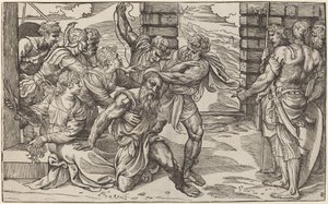 Samson et Dalila - Niccolò Boldrini after Titian