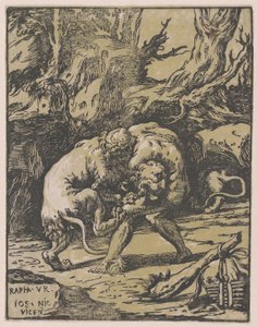Hercule et le lion de Némée