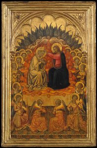 Le couronnement de la Vierge, vers 1380