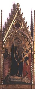 Madone et Enfant avec des Saints - Niccolo di Pietro Gerini