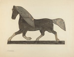 Girouette en forme de cheval - Nicholas Acampora