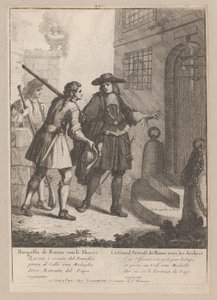Le grand prévôt de Rome avec ses archers, 1648-1700 - Nicholas Boucquet