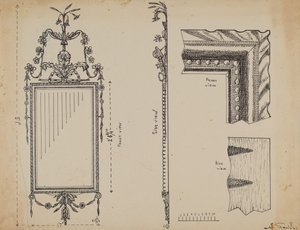 Cadre pour un miroir - Nicholas Gorid