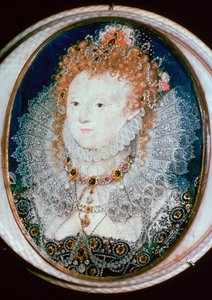 Portrait miniature de la reine Élisabeth I