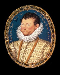 Portrait de Sir Francis Drake, 1581 - Nicholas Hilliard