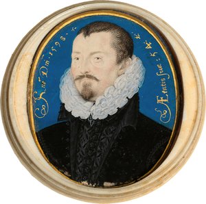 Portrait de Sir Thomas Bodley 1545-1613, 1598 - Nicholas Hilliard