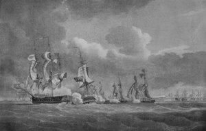 Action audacieuse de Lord Cochrane, c1807