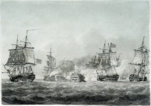 La bataille de Camperdown (mer du Nord)