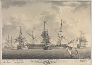 Le Ranger, navire de guerre privé, avec ses prises - Nicholas Pocock
