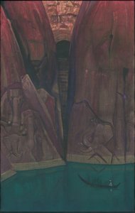 Ashram, série "Ashrams", 1931 - Nicholas Roerich